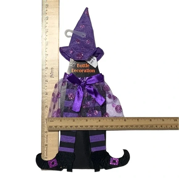 Halloween Witches Bottle Decorations Covers Slip On Seasonal Fall Decor 3 Piece - Picture 5 of 12